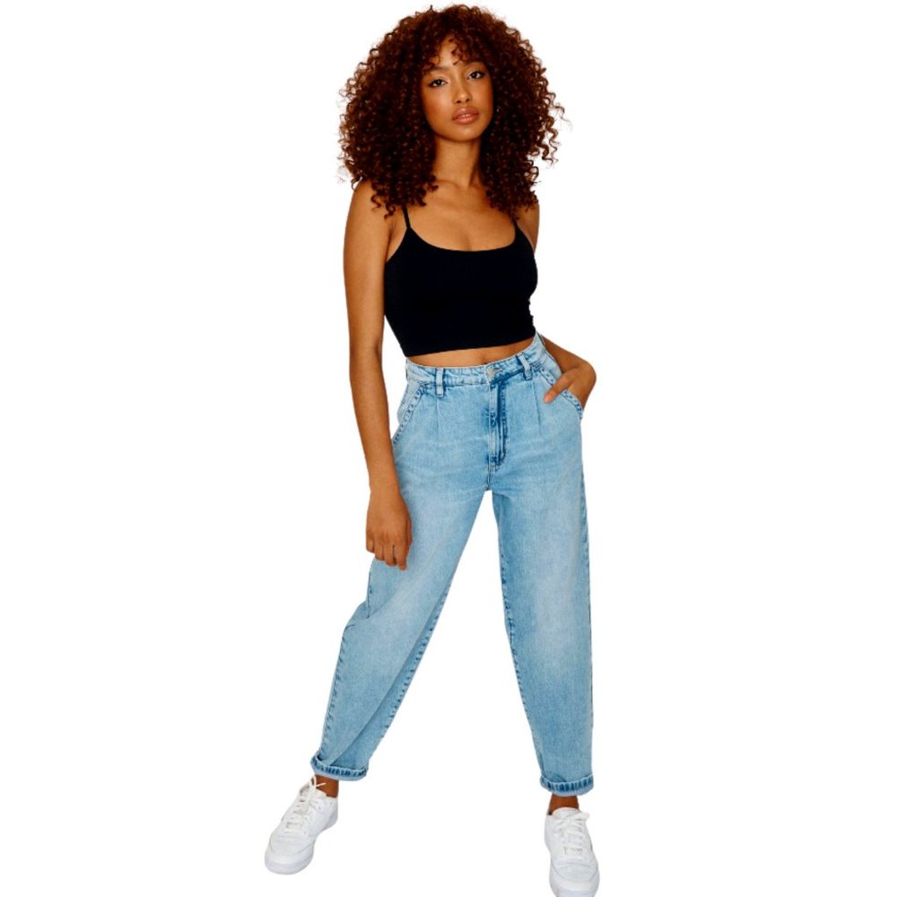 Garage '80s Mom Jeans - Casey Blue | 5